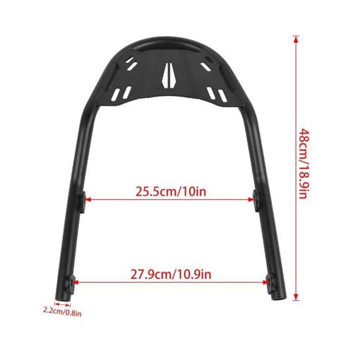 Porte-bagage moto CL500 CL300, solution transport sacoche arrière - 3