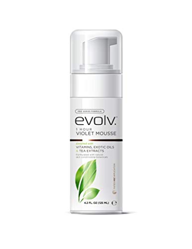 Evolv. 1 Hour Violet Mousse Vitamins, Exotic Oils & Tea Exts.