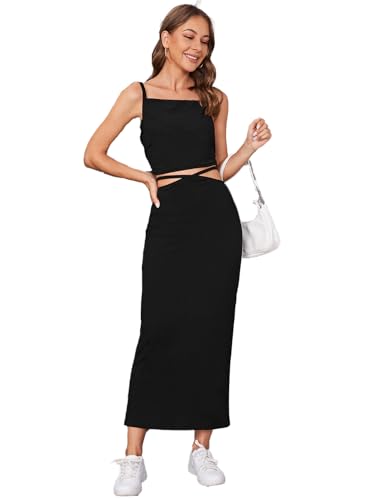 Image of Women's Two-Piece Co-ord Sets-Crop Top and Wide-Leg Pants-Stylish Casual Matching Outfits