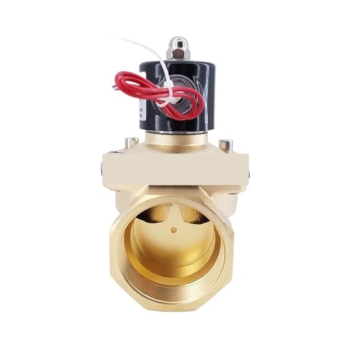 Électrovanne 2 voies laiton 2 pouces 220V CA pour contrôle de débit d'eau