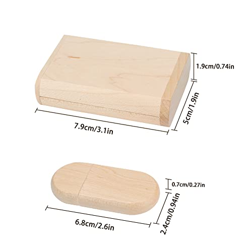 Chiavetta USB Ellisse-Naturale 32GB, LEIZHAN Silicone Memory Stick Pendrive Flash Drive Regali per Studenti - Image 3