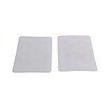 TFY Self Adhesive Hook & Loop Fastening Tape Patch - 6 x 4 in (White)