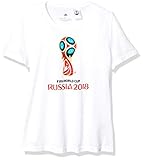 adidas World Cup Soccer World Cup Emblem Men's CW2081-White-XL Tee, X-Large, White