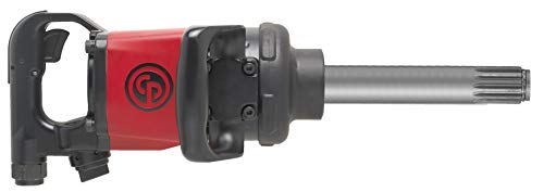 Chicago Pneumatic CP7782-SP6 Impact Wrench (#5 Spline), 6 Inch Ext. Anvil, Air Gun Industrial Repair & Assembly Tool, D-Handle, Pinless Rocking Dog, Max Torque Output 1920 ft. lbf/2600 Nm, 5200 RPM