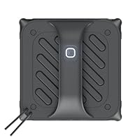 Fensterputzroboter mit 6 Wasserdüsen, 8000 PA Saugkraft und Kantenerkennungstechnologie für Innen- und Außenfenster. Inklusive 100 ML Doppelwassertank für effiziente Reinigung und präzise Planung.