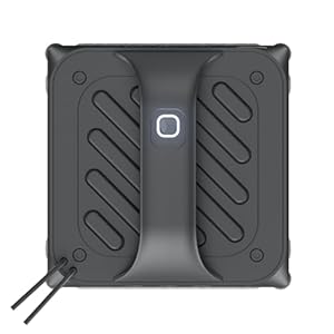 Fensterputzroboter mit 6 Wasserdüsen, 8000 PA Saugkraft und Kantenerkennungstechnologie für Innen- und Außenfenster. Inklusive 100 ML Doppelwassertank für effiziente Reinigung und präzise Planung.