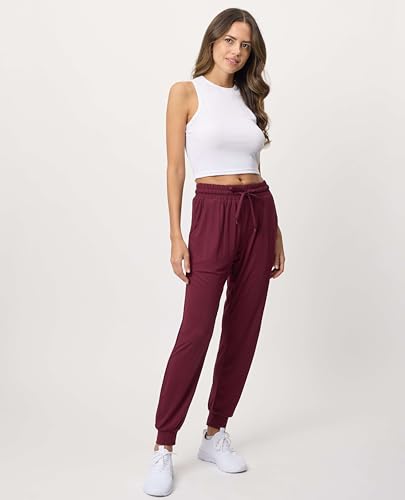 Image of 3 Pack Women's Joggers Sweatpants Lounge Pants Yoga Workout Pajama Pockets | Available In Plus Size, Stretchy, Loose, Comfy, Drawstring, Athletic, Casual, Travel, Summer, Gym, Hiking, Dance, Running