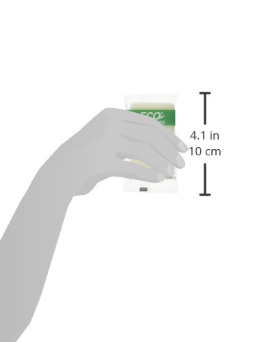 ECO AMENITIES Travel size 1oz hotel soap in bulk, White, Green Tea, 200 Count