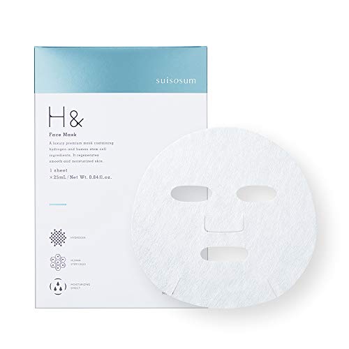 アッシュアンド H& 水素 フェイスマスク 1枚入り (スキンケア ヒト幹細胞 保湿 ギフト)