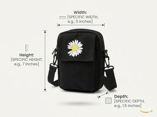 Image of PAVILONN Mini Sling Bag Crossbody Bag Side Bag for Men Women Small Shoulder Bag Unisex Travel Pouch Compact Stylish Mobile Wallet Black Sling Bag for College Boys Girls