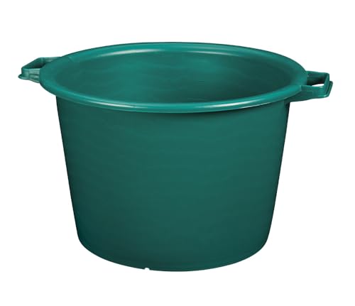 ALUMINIUM ET PLASTIQ Baquet Rond 30l d45 h29 renf.Vert