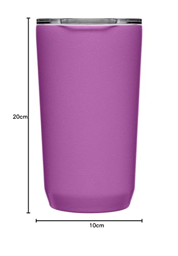 Image of CamelBak Horizon 16 oz Tumbler - Insulated Stainless Steel - Tri-Mode Lid- Magenta