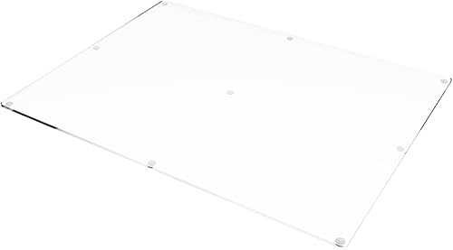 Tabla de cortar de acrílico transparente de 24 x 18 pulgadas para encimera de charcutería y varios parachoques de goma Marketing Holders