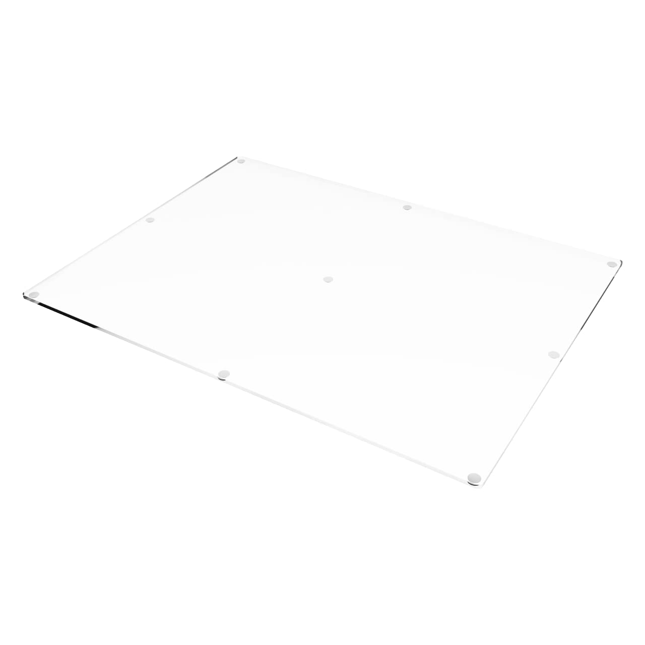 Wesiti Large Acrylic Cutting Board with Lip Non Slip Clear Cutting Board  Chopping Acrylic Countertop Protector Cover Shatter Resistant for Home