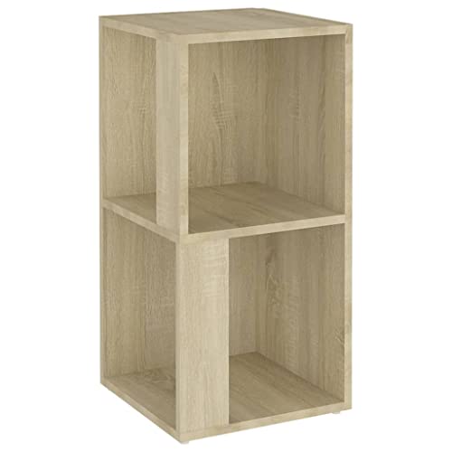 vidaXL Eckregal Standregal Bücherregal Wandregal Regal Eckschrank Dekoregal Beistelltisch Couchtisch Wohnzimmer Sonoma-Eiche 33x33x67cm Holzwerkstoff vidaXL Eckregal Standregal Bücherregal Wandregal Regal Eckschrank Dekoregal Beistelltisch Couchtisch Wohnzimmer Sonoma-Eiche 33x33x67cm Holzwerkstoff