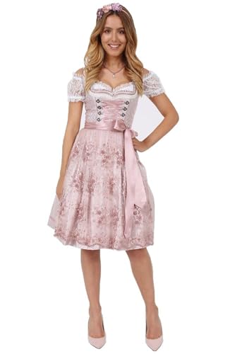 Krüger - Dirndl Nalia (60 cm), Dirndl (46686-33), Größe:46, Farbe:Rosa