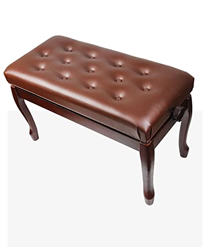 TEmkin Banc de Piano de Luxe, Tabouret de Piano en Cuir avec Construction en Bois Massif, Banc de Clavier, Tabouret de vanité, 76 x 35 x 49 cm, Marron - Les Beatles, Paul McCartney, John Lennon, RIngo Starr, George Harrison TEmkin Banc de Piano de Luxe, Tabouret de Piano en Cuir avec Construction en Bois Massif, Banc de Clavier, Tabouret de vanité, 76 x 35 x 49 cm, Marron – Image 8