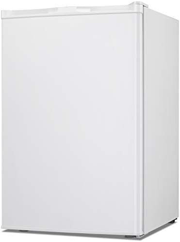 TAVATA Compact Upright Freezer Single Door Reversible Stainless Steel Door, Compact Adjustable Removable Shelves for Home Office (White, 3.0 cu.ft)