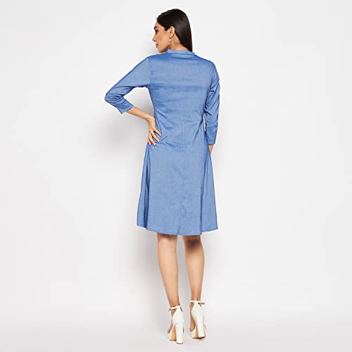 Image of CAMEY Women Striped Cotton Dress