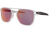 Incluye funda protectora Oakley 0OO4128 Gafas de Sol, Matte Silver, 53 para Hombre