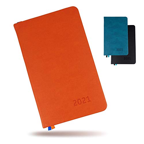2021 Planner - Yearly, Weekly, Monthly, Daily Planner 2021-2022 with Calendar 2021-2022 Planner Organizer (Orange) | 2021 Weekly Planner 2021 Monthly Planner Yearly Planner 2021 Weekly Monthly Planner