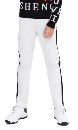 FaFaDance ジュニアゴルフロングパンツ XL ホワイト