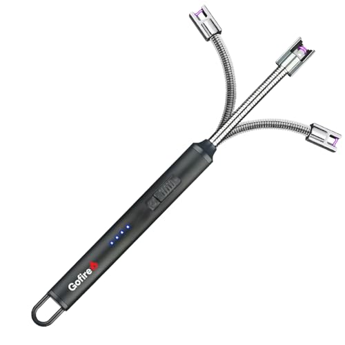 Encendedor Eléctrico Recargable GoFire Negro miniatura 1
