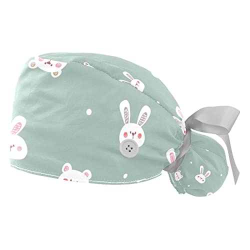 Chapeaux bouffants de travail ajustables et confortables pour hommes et femmes