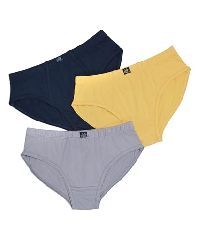 Image of Jockey 3035 Boys Super Combed Cotton Solid Brief with Ultrasoft Waistband (Pack of 3, Colors & Prints May Vary)