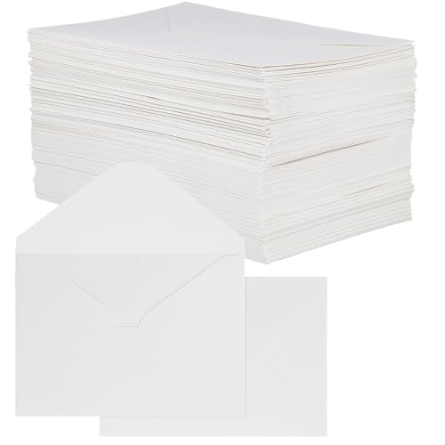 Enveloppes blanches C5 150g de 229 x 162 mm pour lettres et cartes