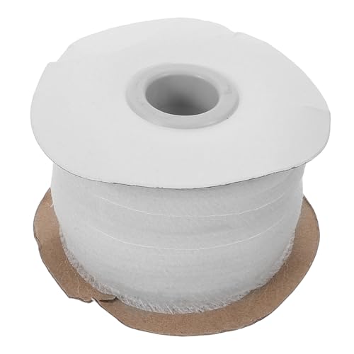 Healifty Entretela Fusible Rollo No Tejida con Línea Central Blanca Tela para Costura Fácil de Alinear Adhesiva para Forro y Ropa Metros y Segura para DIY