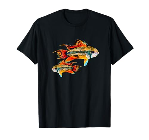 Kakadu Zwergbuntbarsch Apistogramma Buntbarsch Aquarium T-Shirt