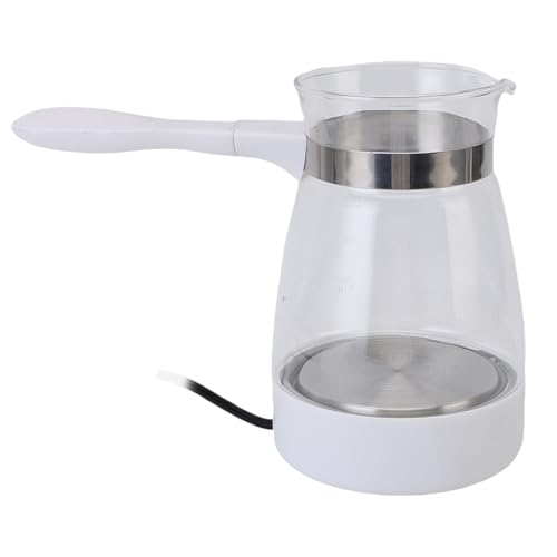 Cafetera eléctrica turca 600ml vidrio acero inoxidable miniatura 2