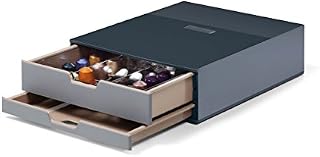 Durable Coffee Point Bin | Small Desktop Waste Bin for Coffee Capsuals, Tea Bags, Sugar Sachets | Anthracite Grey Colour