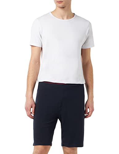Tommy Hilfiger Pantaloncini in Felpa Uomo Corti, Blu (Desert Sky)