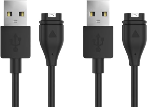 【2本セット】 MoKo ガーミン用充電ケーブル USB チャージケーブル 1m 充電器 データ転送 急速充電 Vivoactive6/5/4/3、Fenix8/7/7S/7X/6/5、Forerunner970/570/265/265S/165/965/
