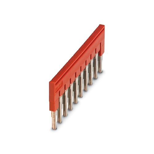 Puente enchufable de 10 polos FBS 10-6 que agiliza el cableado industrial seguro