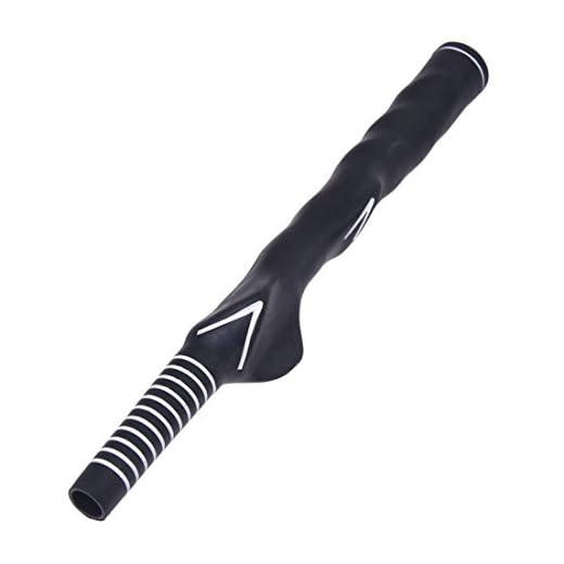 traderplus Right-Handed Golf Swing Training Grip Trainer, Black