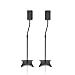 Pyle PSTND19 Dual Universal Speaker Bracket Stand Mounts, Adjustable Height for Satellite Speakers (Pair)