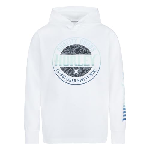 Image of Hurley boys Long Sleeve Hooded Graphic T-shirt