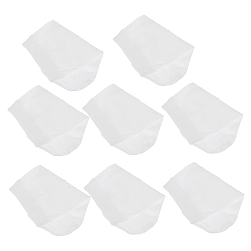 BESPORTBLE 1 Satz Filtersocken Für Schwimmbäder Bausatz Schwimmbeckennetze Zum Abschöpfen Insektennetz Pool-Skimmer-socken Skimmer-Korb Für Schwimmbecken Schlauch Poolfolie Weiß Nylon 8st