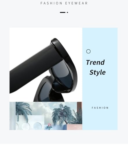 Image of IKANOO Retro Rectangle Sunglasses for Women Men Small Square Frame Trendy Y2K 90's Black Sunglasses
