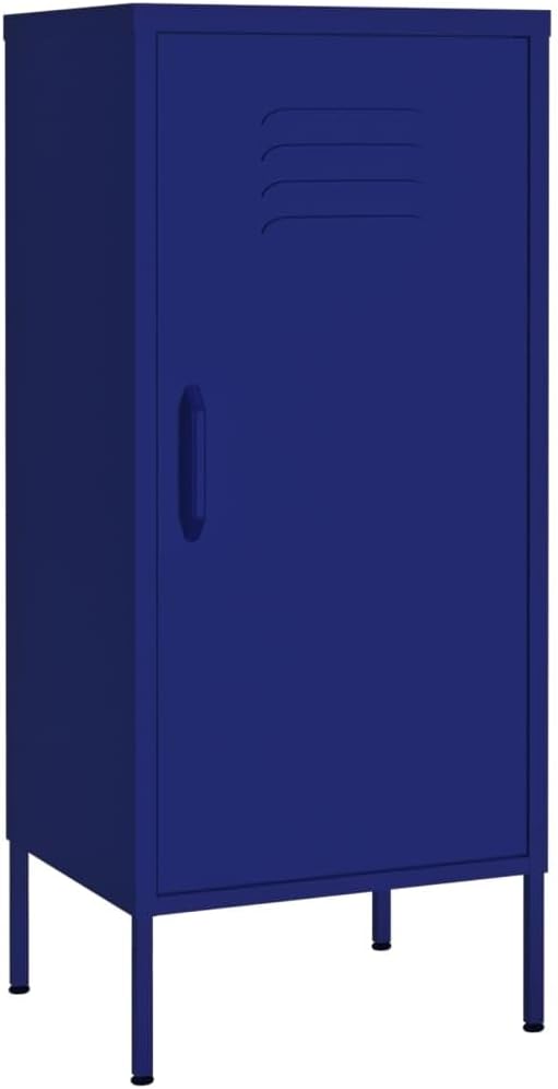 Storage Cabinet Navy Blue 16.7"x13.8"x40" Steel,Office Cabinet, Storage Locker, Cabinet Storage for Organized and Stylish Home Storage
