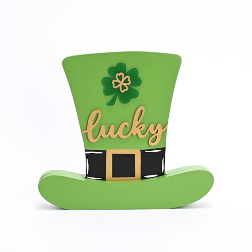 Valery Madelyn St Patrick's Day Decorations for Table, Wooden St ...