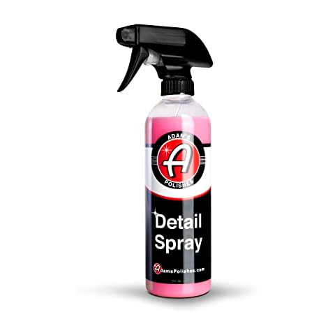 Adam's Polishes Detail Spray (16 fl. oz) - Quick Waterless Detailer Spray for Car Detailing | Polisher Clay Bar & Car Wax Boosting Tech | Add Shine Gloss Depth Paint | Car Wash Kit & Dust Remover Cover