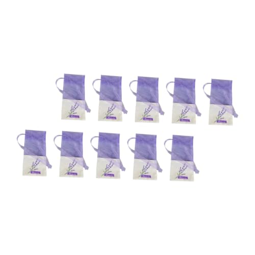 22 bolsas de saquitos lavanda vacías con lazo miniatura 1