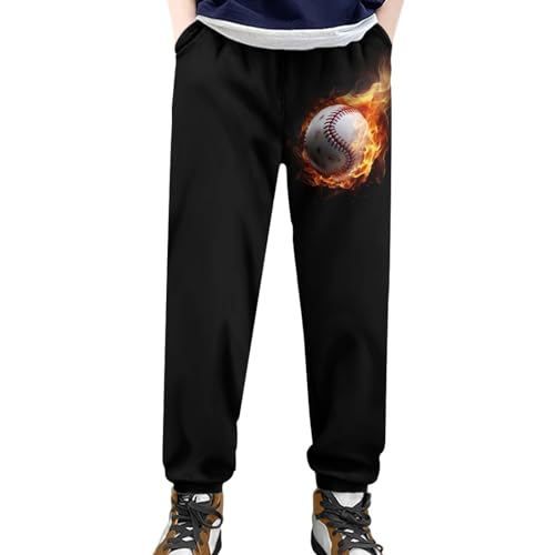 Boys Active Sweatpants Track Pant Athletic Fashion Teen Sweat Pants Casual Girls Lounge Activewear Training