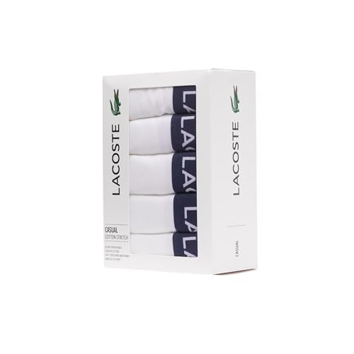 Lacoste Men's Cotton Stretch Essentials Boxer Briefs, 5-Pack2