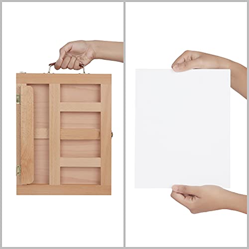 Kurtzy Kinder Staffelei Holz Set und Maler Set, tragbar