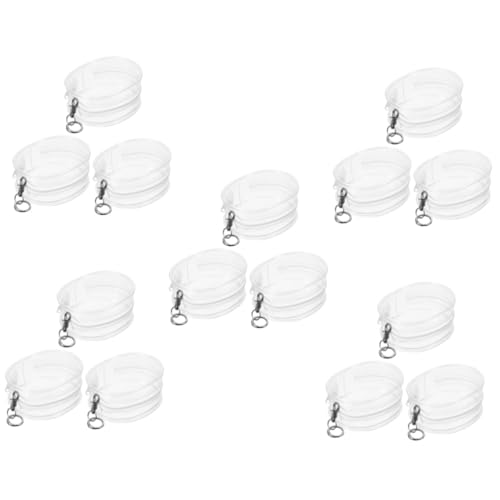 BESTonZON 15 STK Puppentasche Handtaschen Tragetasche alle kleine Aufbewahrungstasche Puppenhalter Puppenbeutel Baby Tasche aus Kleine Tasche transparente Tasche Halterung Plastik